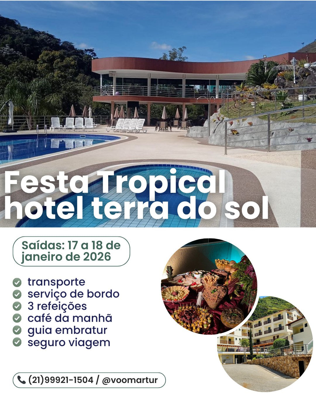 Festa Tropical Hotel Terra do Sol - RJ - 17 a 18 Janeiro 2026