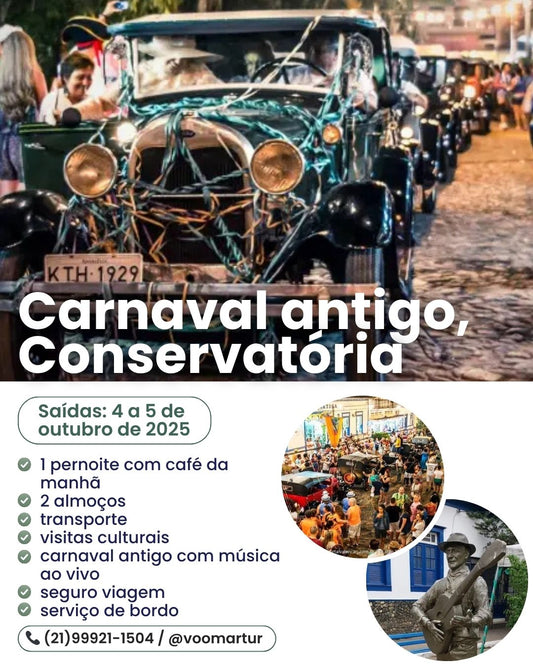 Carnaval Antigo Conservatóra 4 a 5 de Outubro 2025