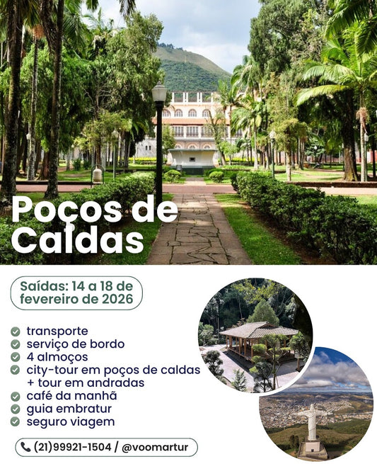 Carnaval 2026 em Poços de Caldas - 14 a 18 fevereiro 2026