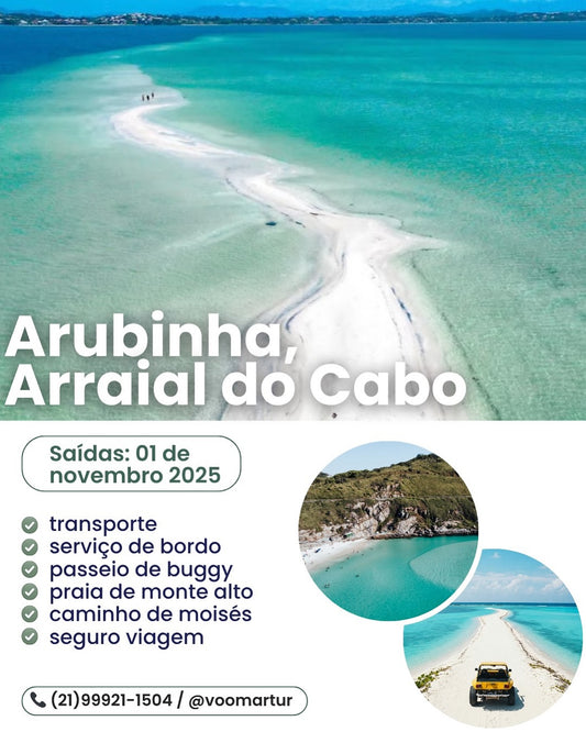 Arubinha e Praia de Monte Alto - Arraial do Cabo - 08 Novembro 2025